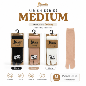 Kaos Kaki Kanik Airish Jempol Polos Medium Sedang