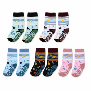 Kaos Kaki Kidsa Batita Alphabet Car