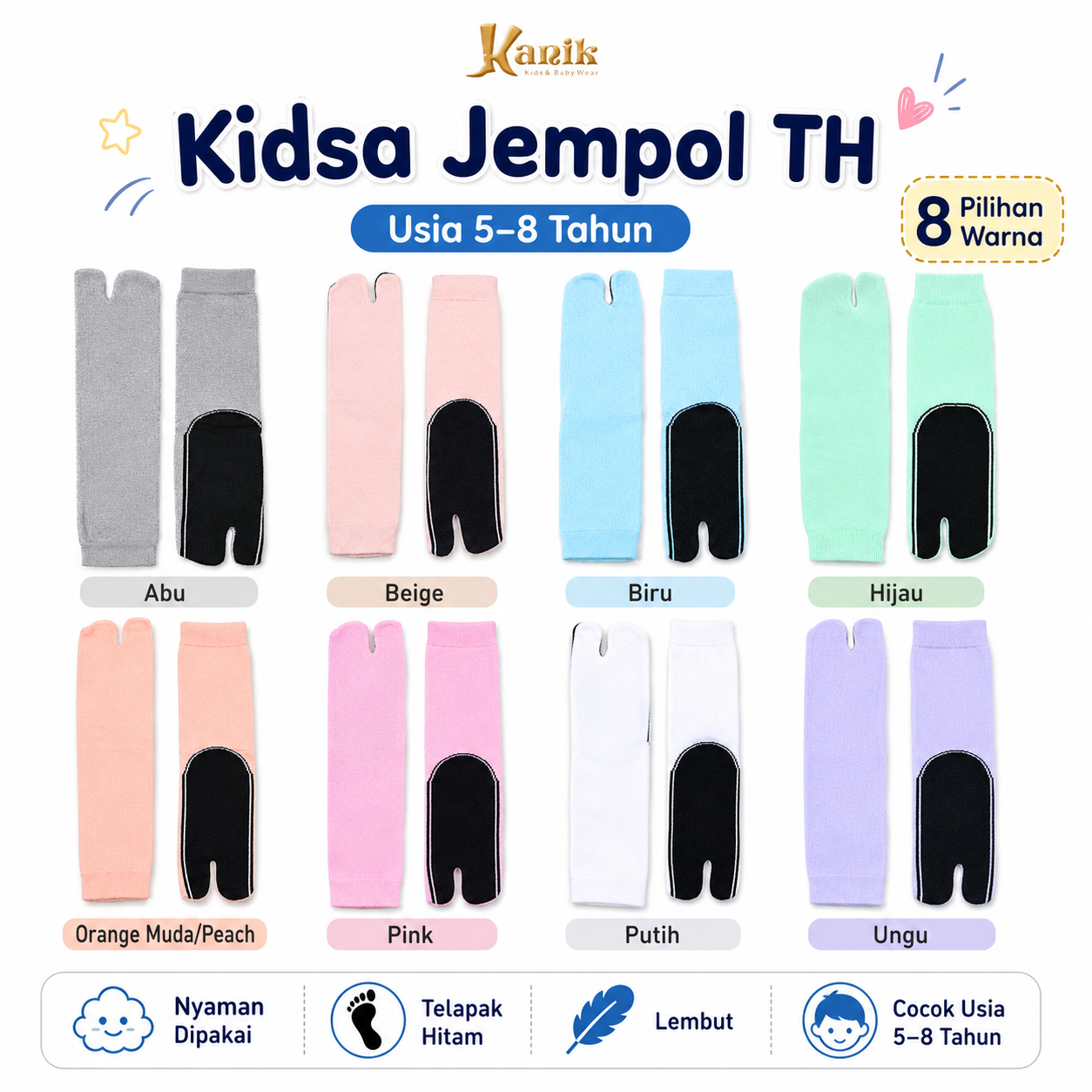 Kaos Kaki Kidsa Jempol TH
