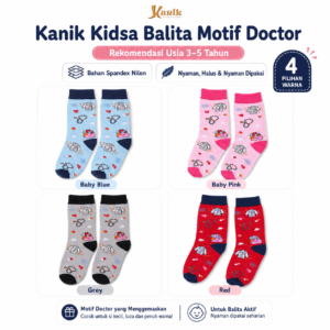 Kaos Kaki Kidsa Original Motif Doctor