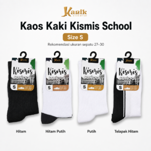 Kaos Kaki Kismis School Size S