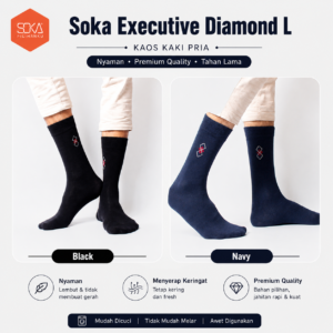 Kaos Kaki Soka Executive Diamond L