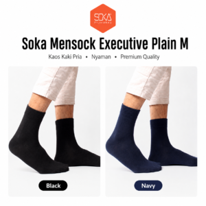 Kaos Kaki Soka Mensock Executive Plain M
