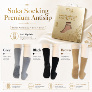 Soka Stocking Tipis Antislip Nylon Fiber