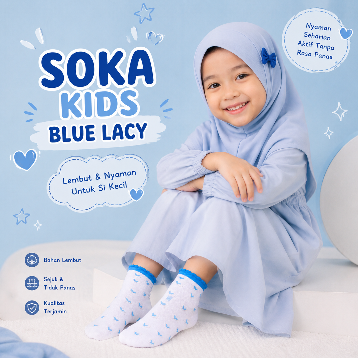 soka kids blue lacy