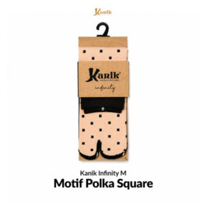 Kaos Kaki Kanik Infinity Polka Square