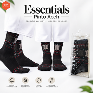 Kaos Kaki Soka Essentials Pinto
