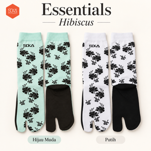 Kaos Kaki Soka Essentials Hibiscus