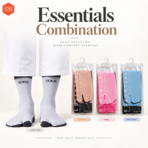 Kaos Kaki Soka Essentials Combination