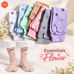 Kaos Kaki Soka Essentials Flower