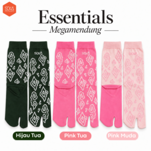 Kaos Kaki Soka Essentials Mega Mendung