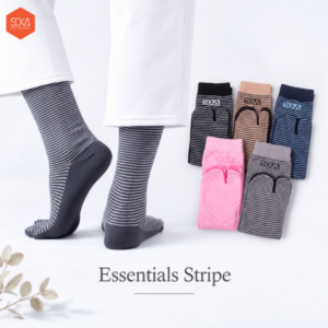 Kaos Kaki Soka Essentials Stripe