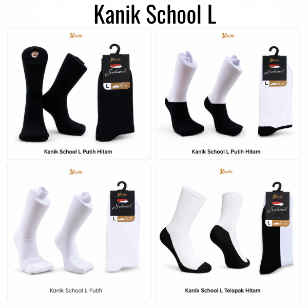 Kaos Kaki Kanik School L