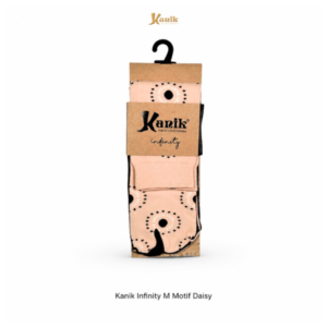Kaos Kaki Kanik Infinity Motif Daisy