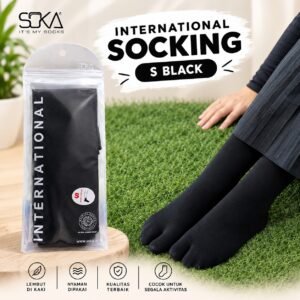Kaos-Kaki-Soka-Socking-S-Black-s