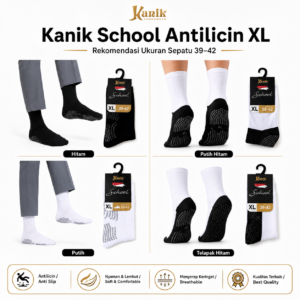 Kaos Kanik Kanik School Anti Slip XL