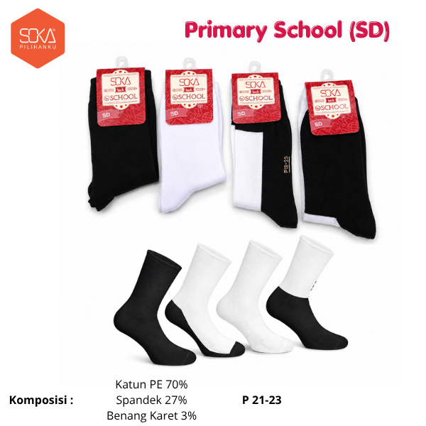 Kaos Kaki Soka School SD