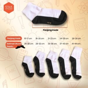 Kaos Kaki Soka School Ankle
