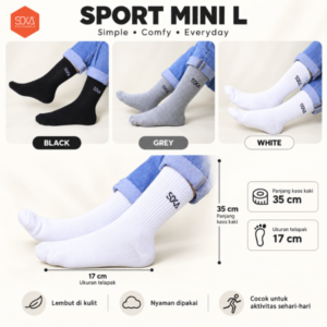Kaos Kaki Soka Sport Mini L