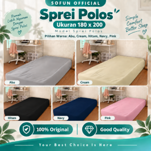 Sofun Sprei Polos 180 x 200 x20