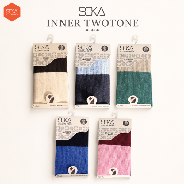 Soka Inner Hijab Twotone