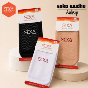kaos kaki soka wudhu antislip